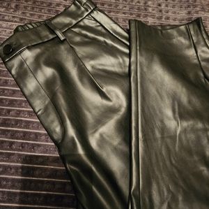 Zara faux leather pants